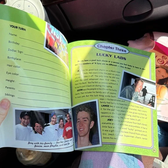Scholastic 'nSync Now & Forever Red and Blue Cover - Picture 3 of 6